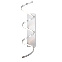 Load image into Gallery viewer, Synergy 36-in Antique Silver LED Wall Sconce
