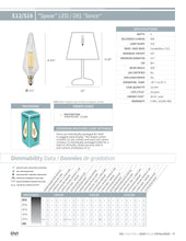 Load image into Gallery viewer, E12/S18- &quot;Spear&quot; Clear LED - by DVI Lighting

