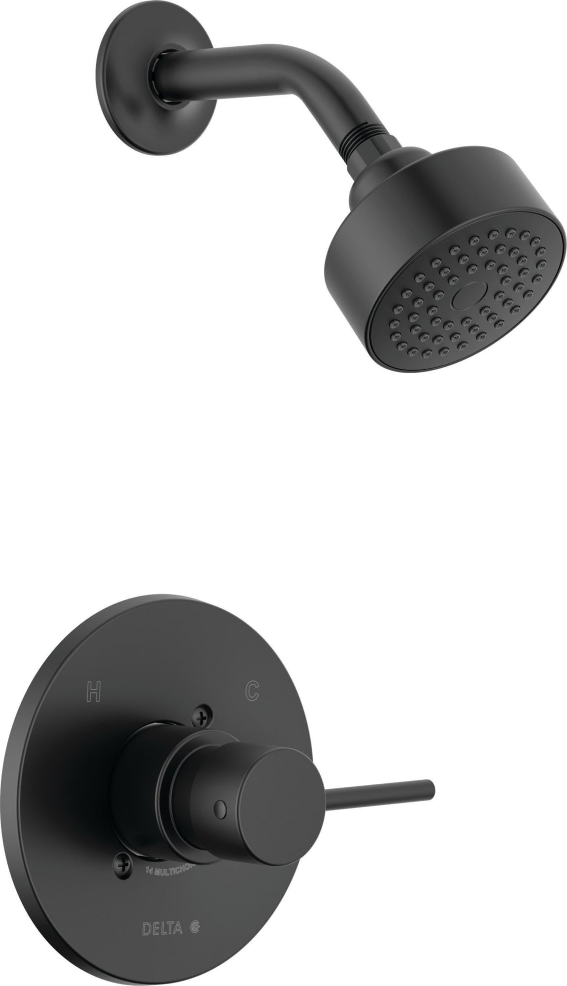 ROUND CONTEMPORARY SHOWER ONLY PP