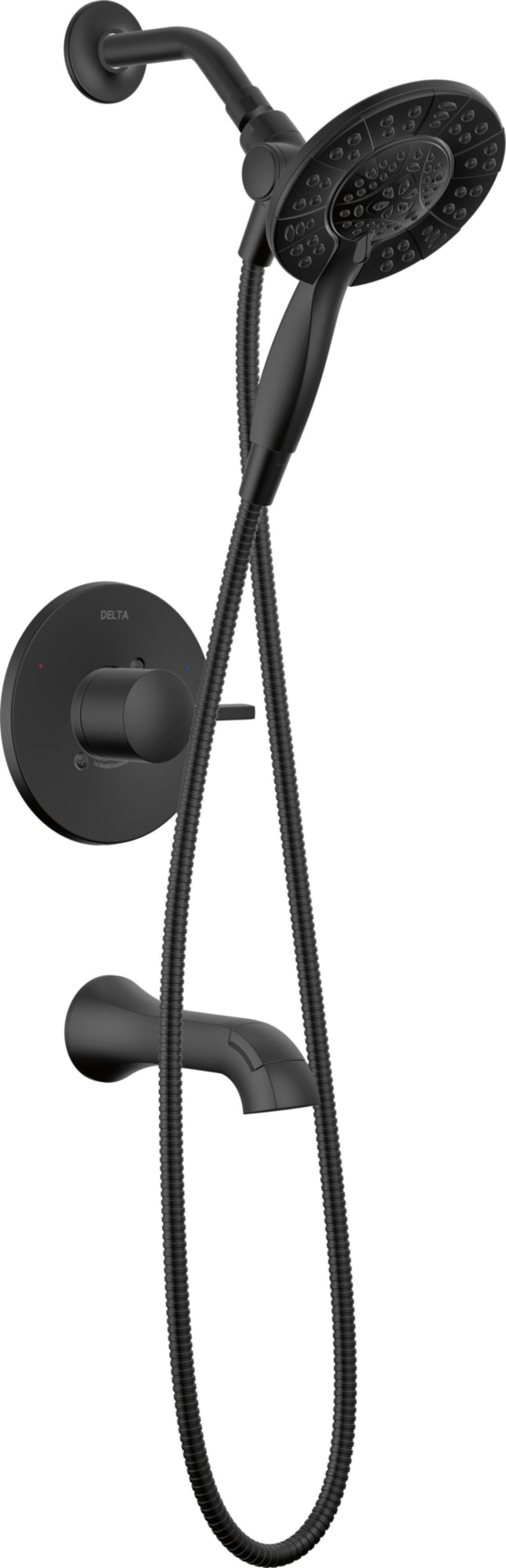 14S TUB/SHOWER WITH IN2ITION - BL