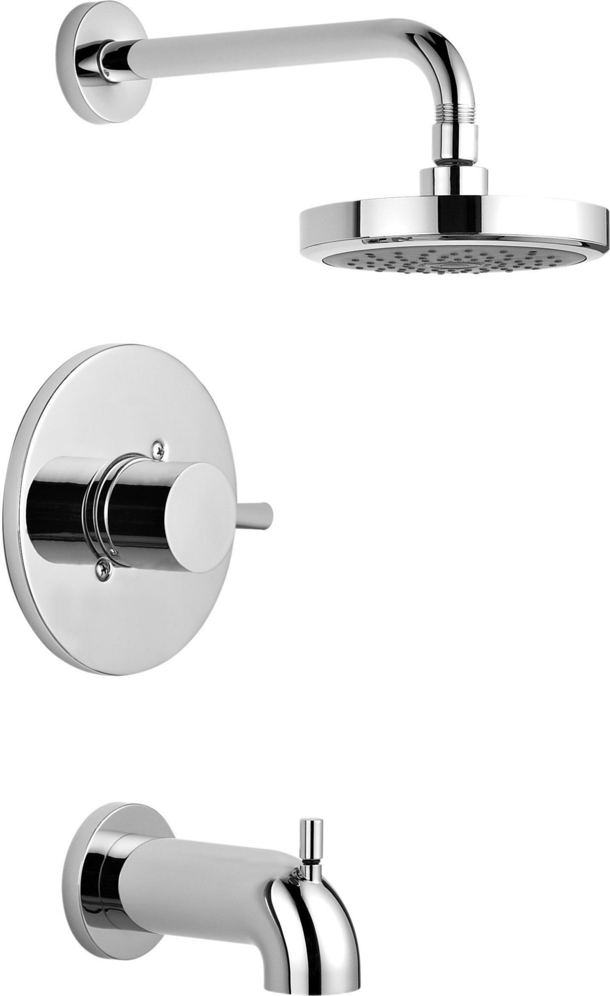 DELTA TOMMY SOLID HANDLE TUB/SHOWER L/CARTRIDGE CH