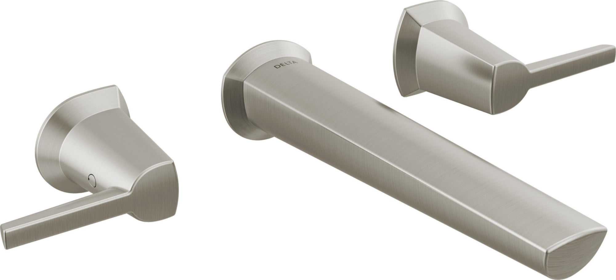 TWO HANDLE WALL MOUNT BATHROOM FAUCET