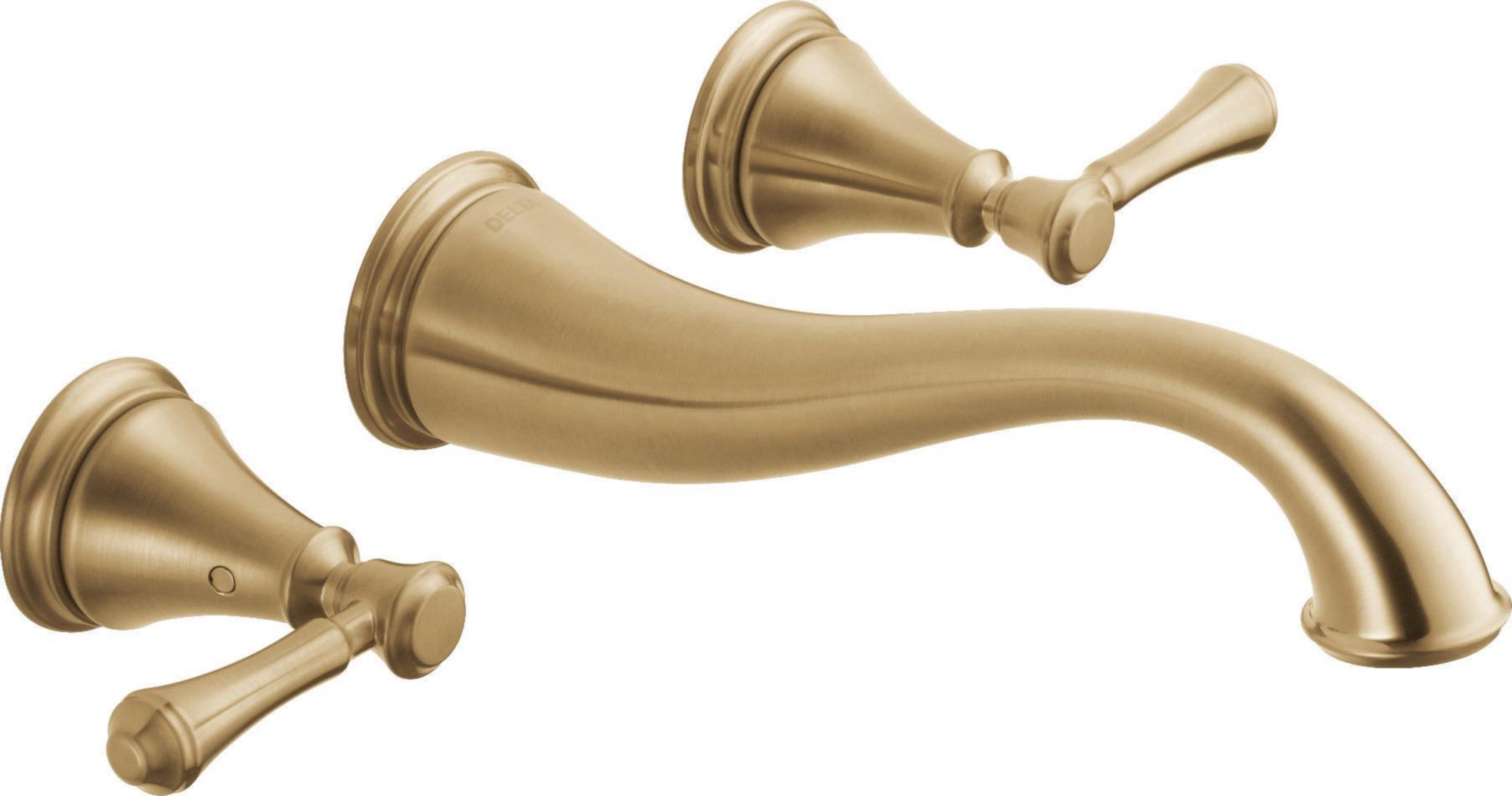 TWO HANDLE WALL MOUNT LAVATORY FAUCET TRIM