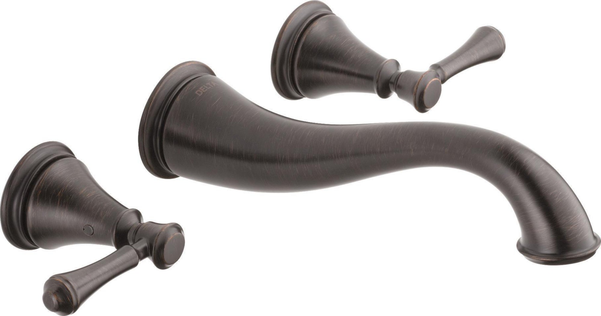 TWO HANDLE WALL MOUNT LAVATORY FAUCET TRIM