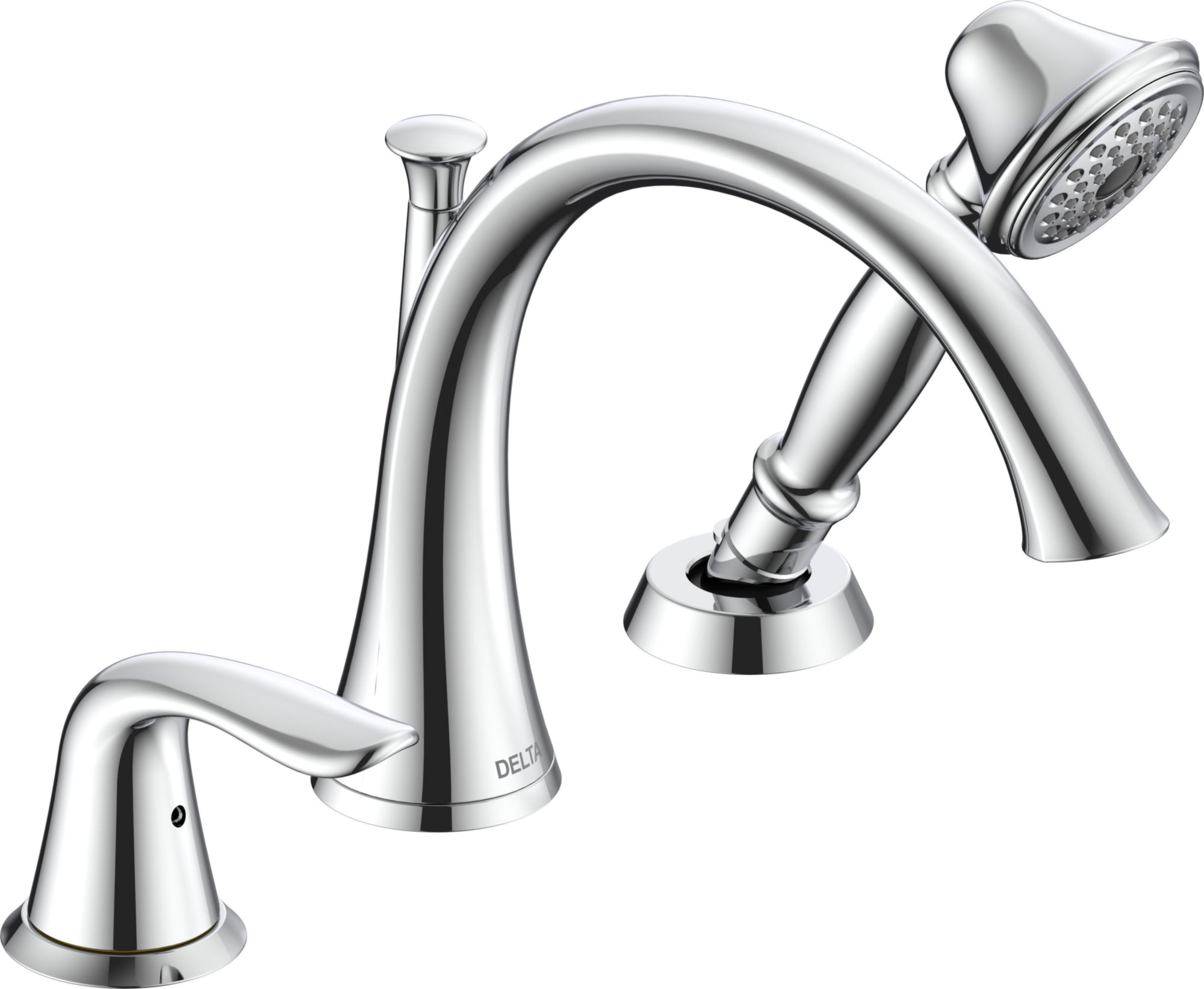 3 HOLE LAHARA ROMAN TUB WITH HANDSHOWER