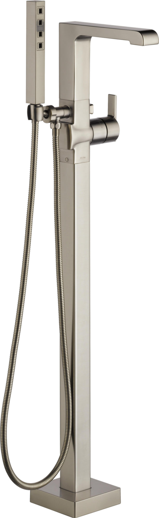 FLOOR MOUNT TUB FILLER WITH HANDSHOWER