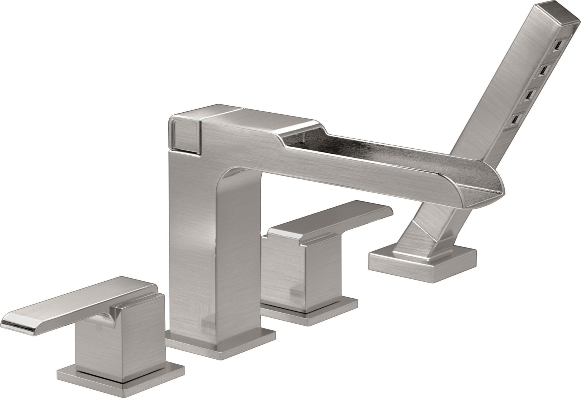 DELTA ARA ROMAN TUB TRIM W/HANDSHOWER - CHANNEL SPOUT