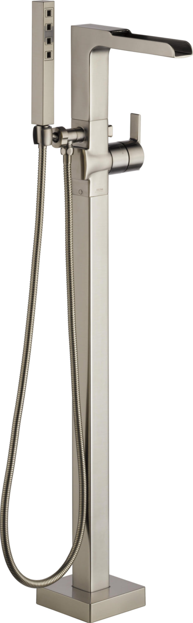 FLOOR MOUNT TUB FILLER WITH HANDSHOWER