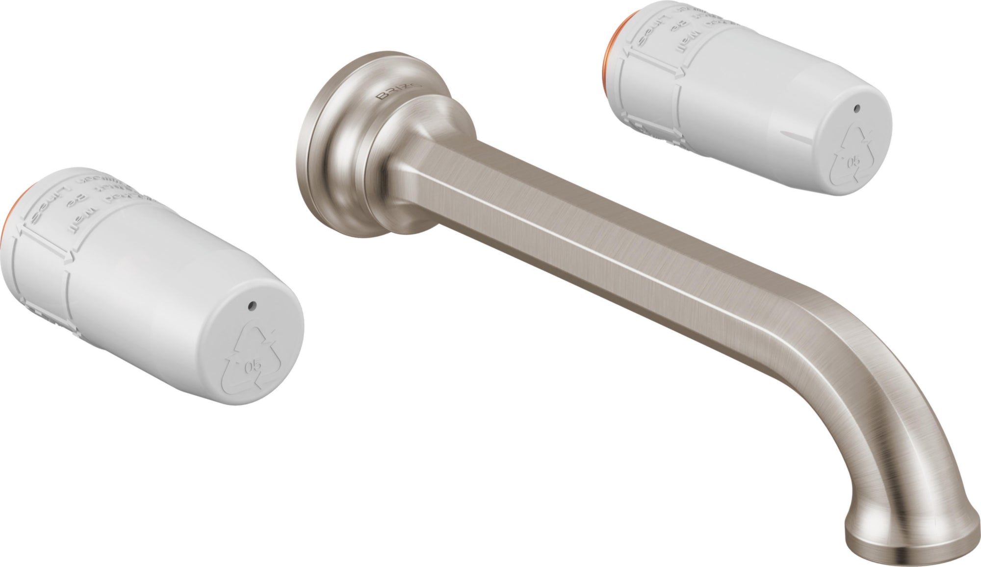 WALL-MOUNT BATHROOM 2H TRIM W/O HANDLES