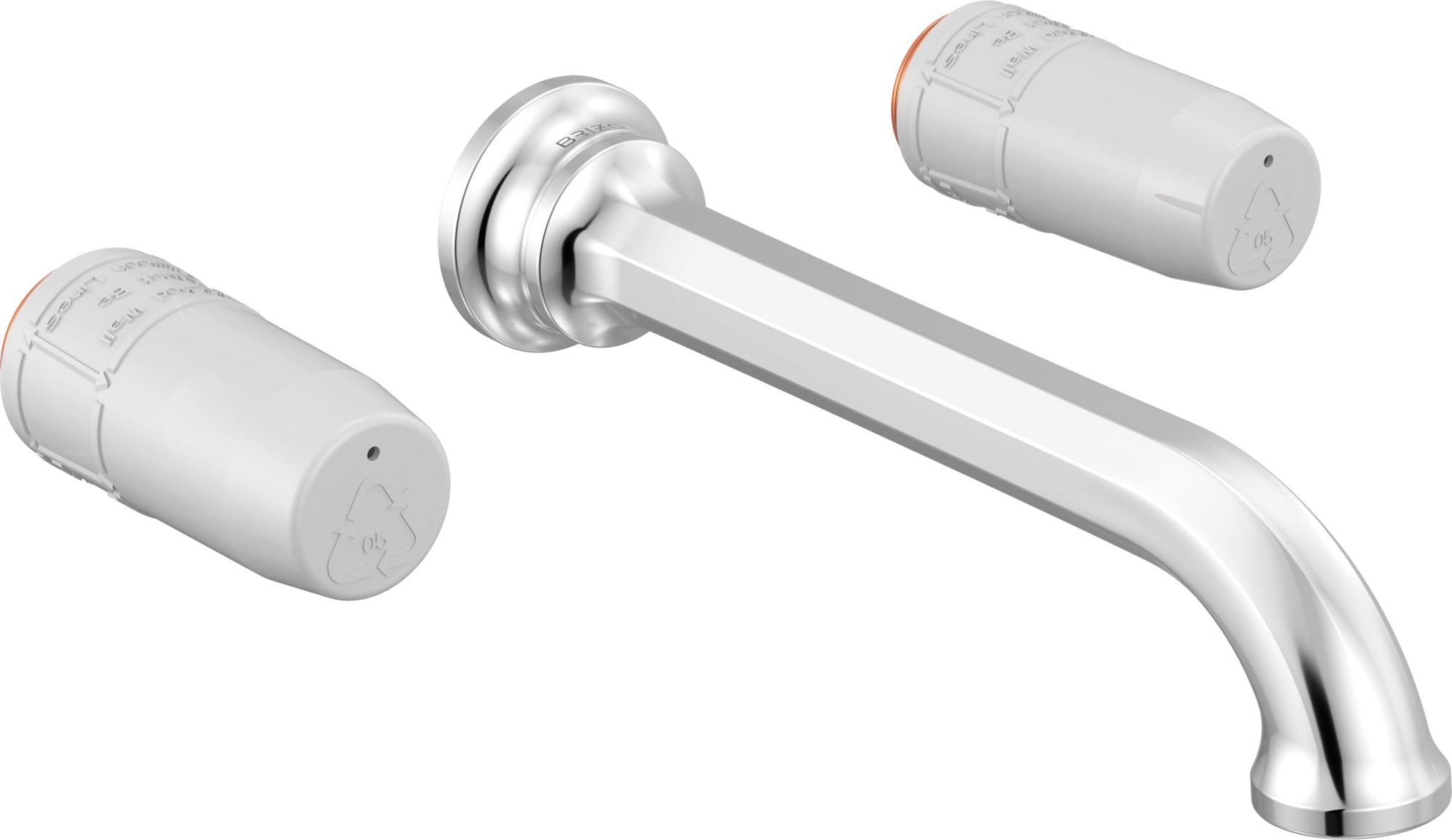 WALL-MOUNT BATHROOM 2H TRIM W/O HANDLES