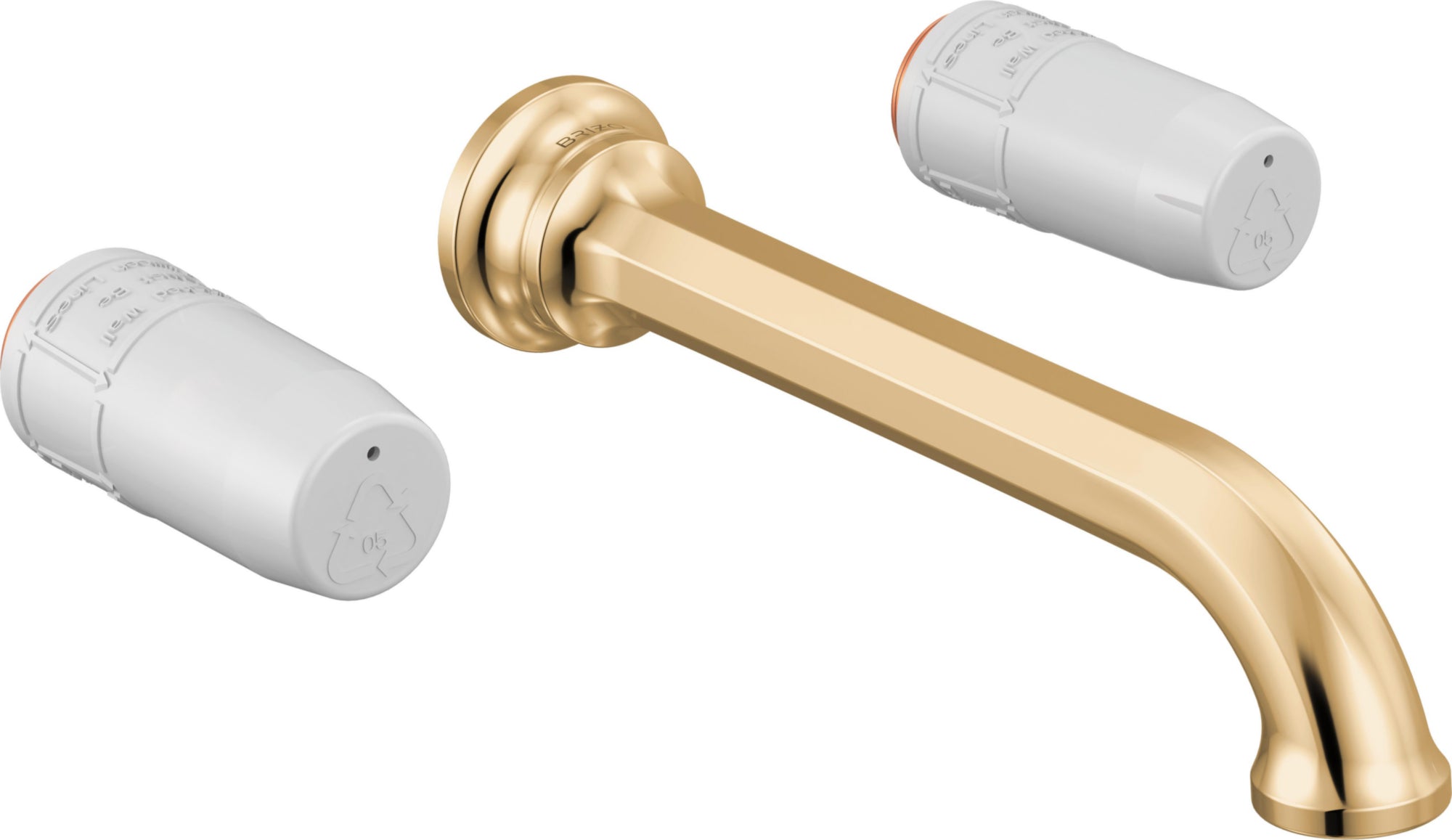 WALL-MOUNT BATHROOM 2H TRIM W/O HANDLES