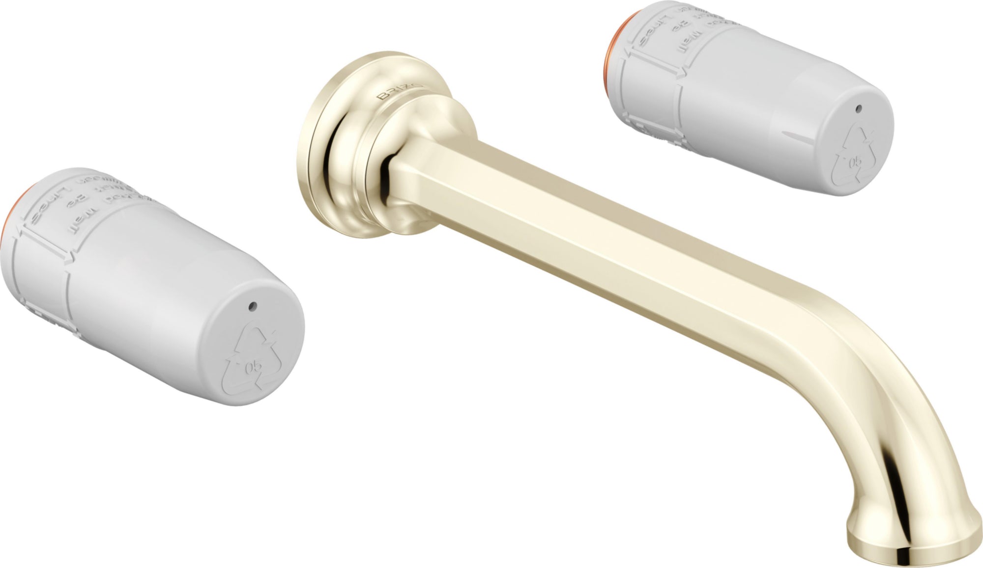 WALL-MOUNT BATHROOM 2H TRIM W/O HANDLES