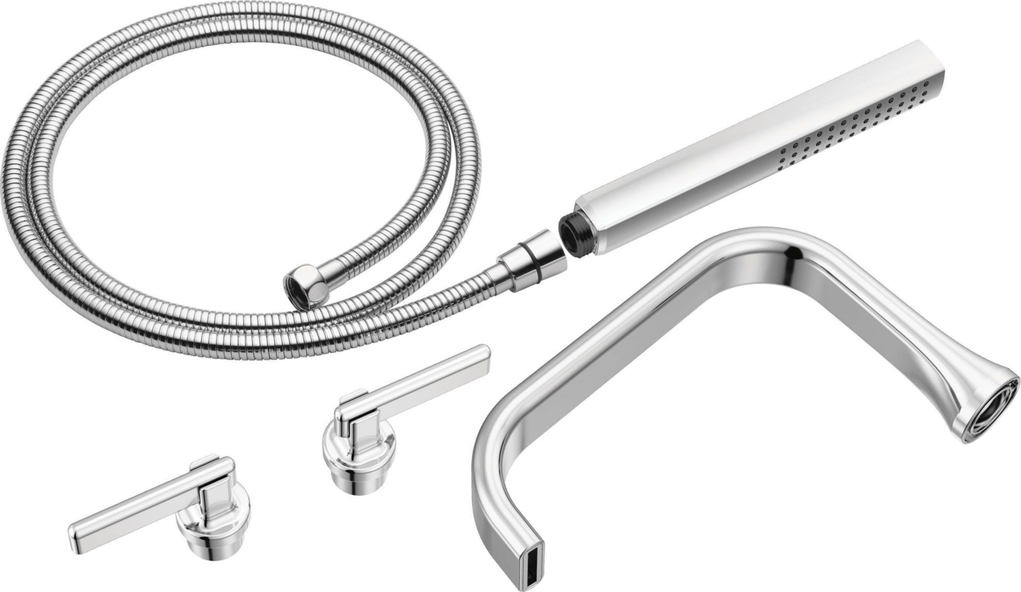 2H TUB FILLER TRIM KIT - LEVER HANDLE
