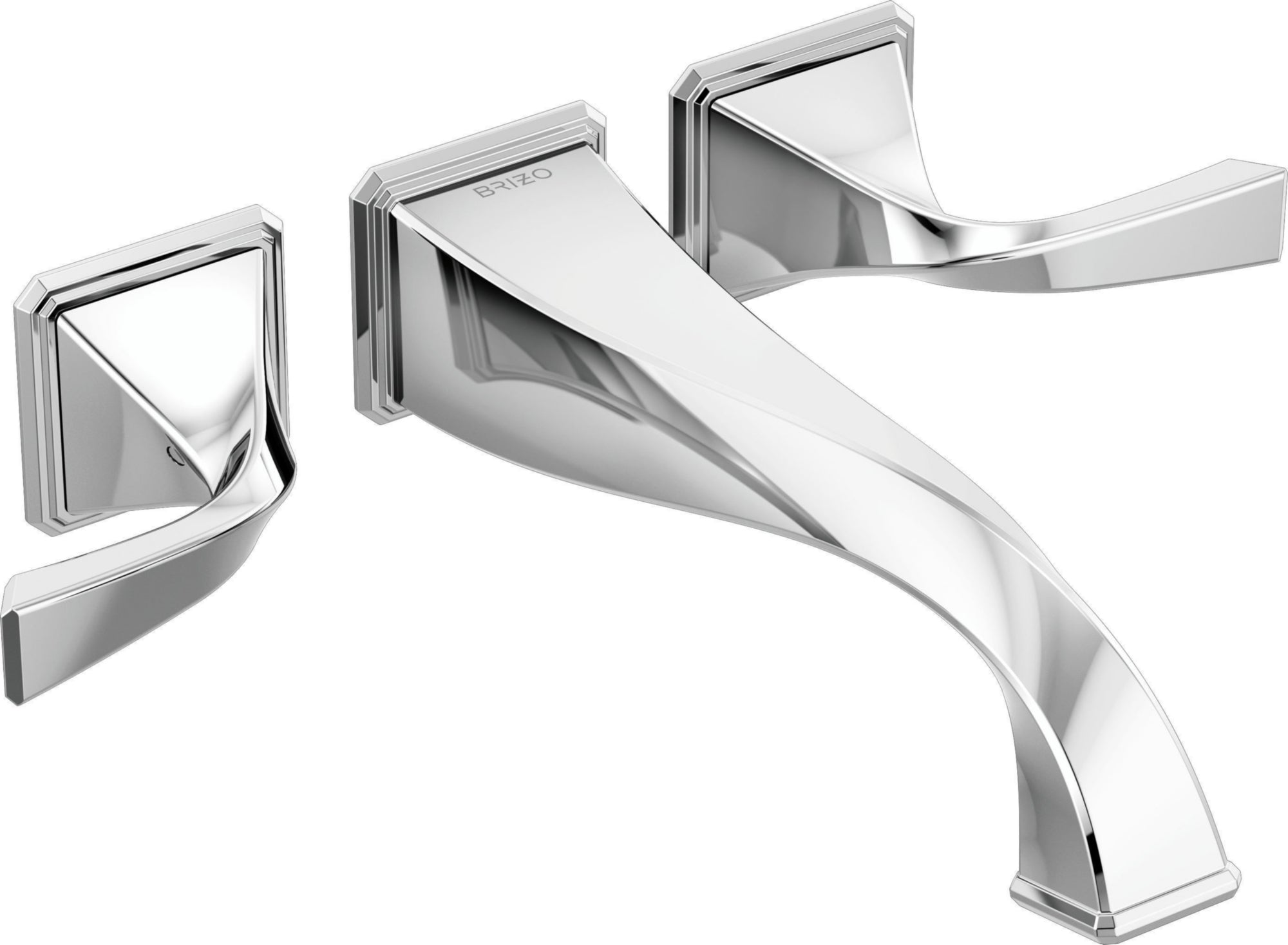 TWO-HANDLE WALL MOUNT TUB FILLER