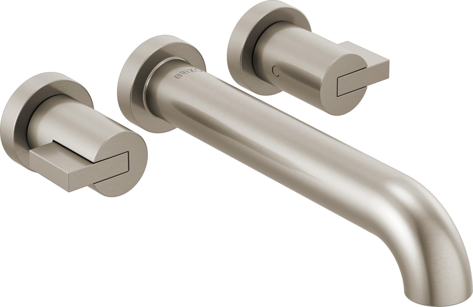 TWO-HANDLE WALL MOUNT TUB FILLER - LESS HANDLES