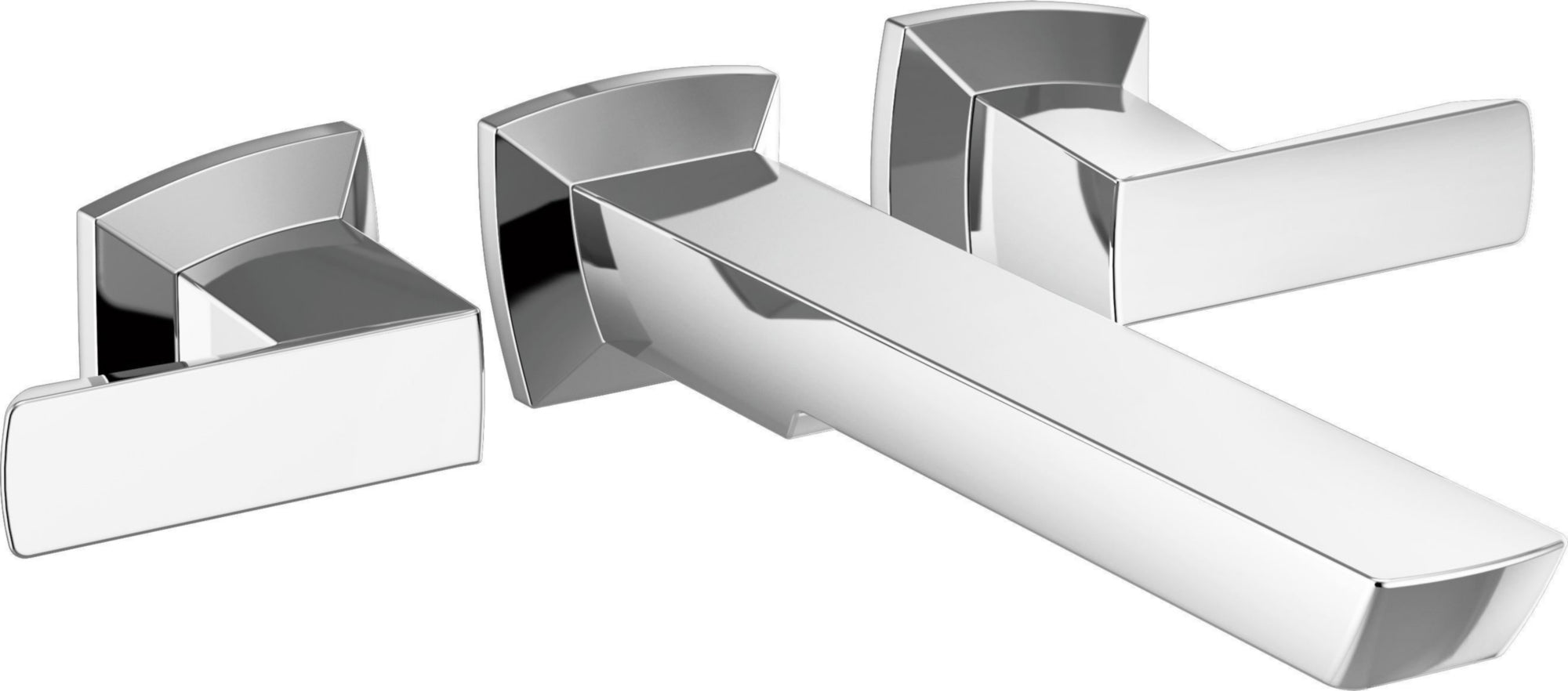 TWO HANDLE WALL MOUNT TUB FILLER