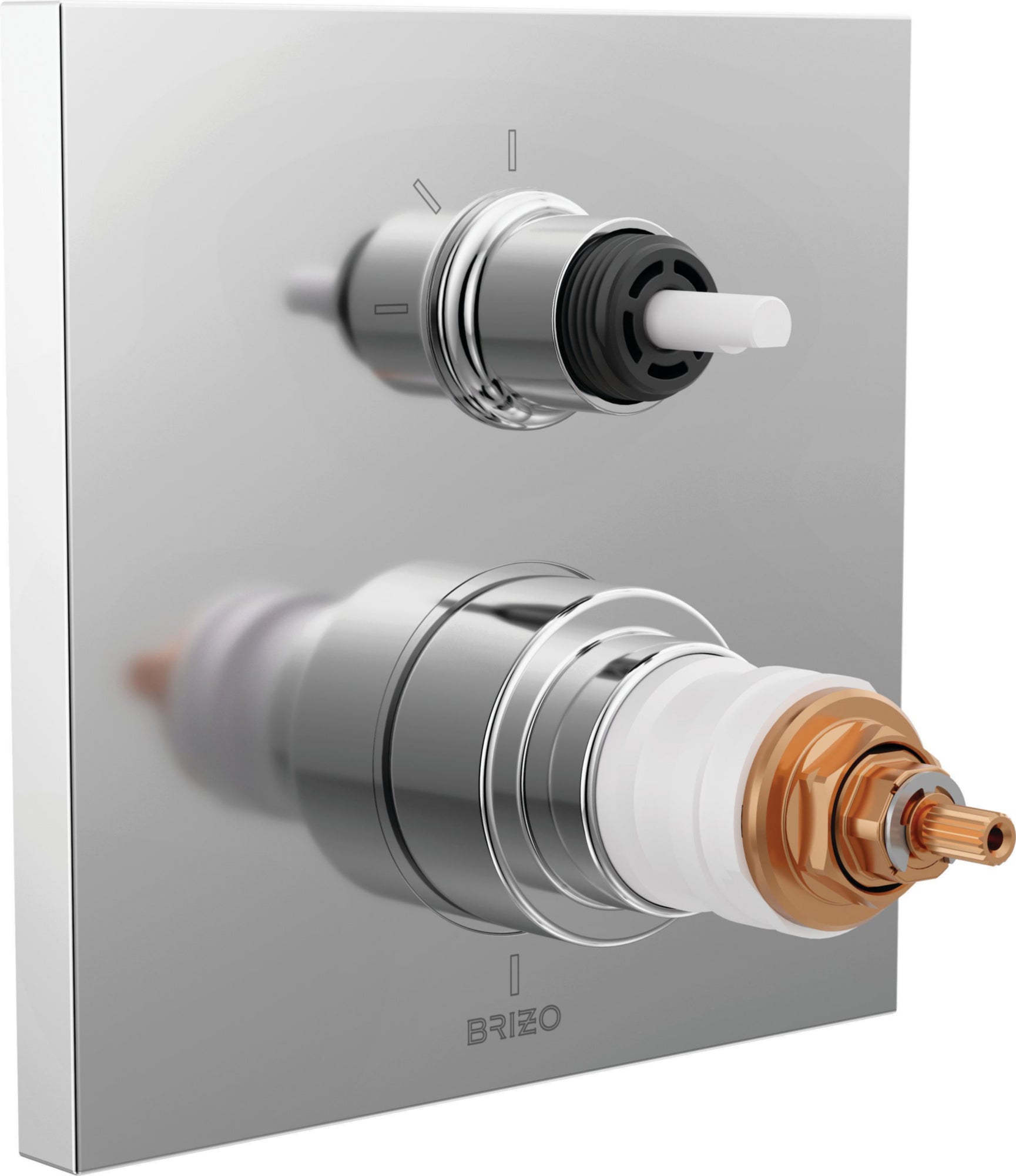 THERM W/INT 3F DIV TRIM - LESS HANDLES