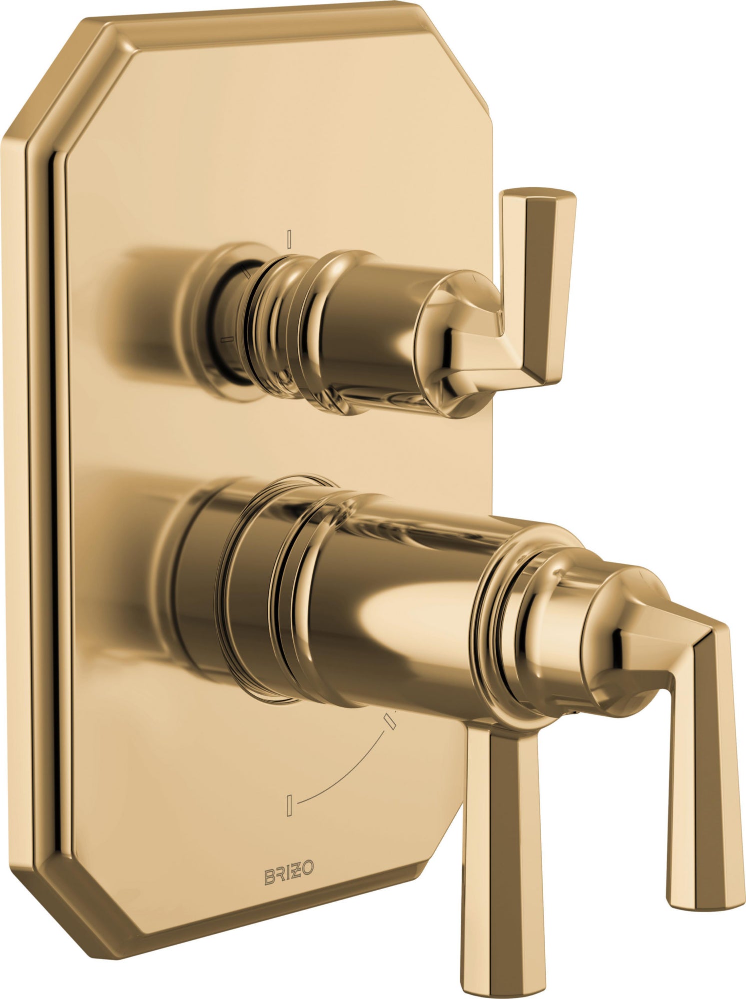 THERM W/INT 3F DIV TRIM - WITH LEVER