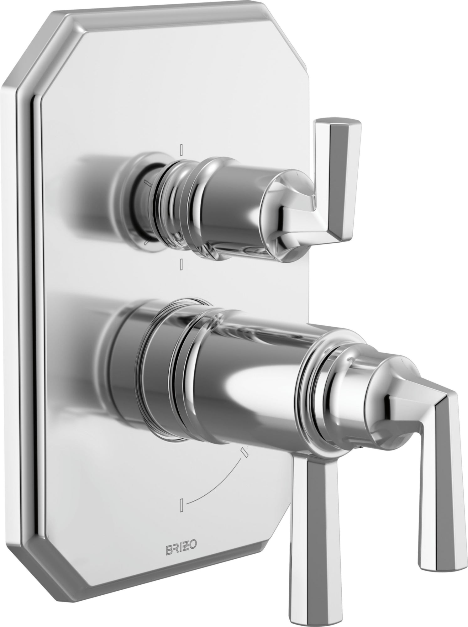 THERM W/INT 6F DIV TRIM - WITH LEVER