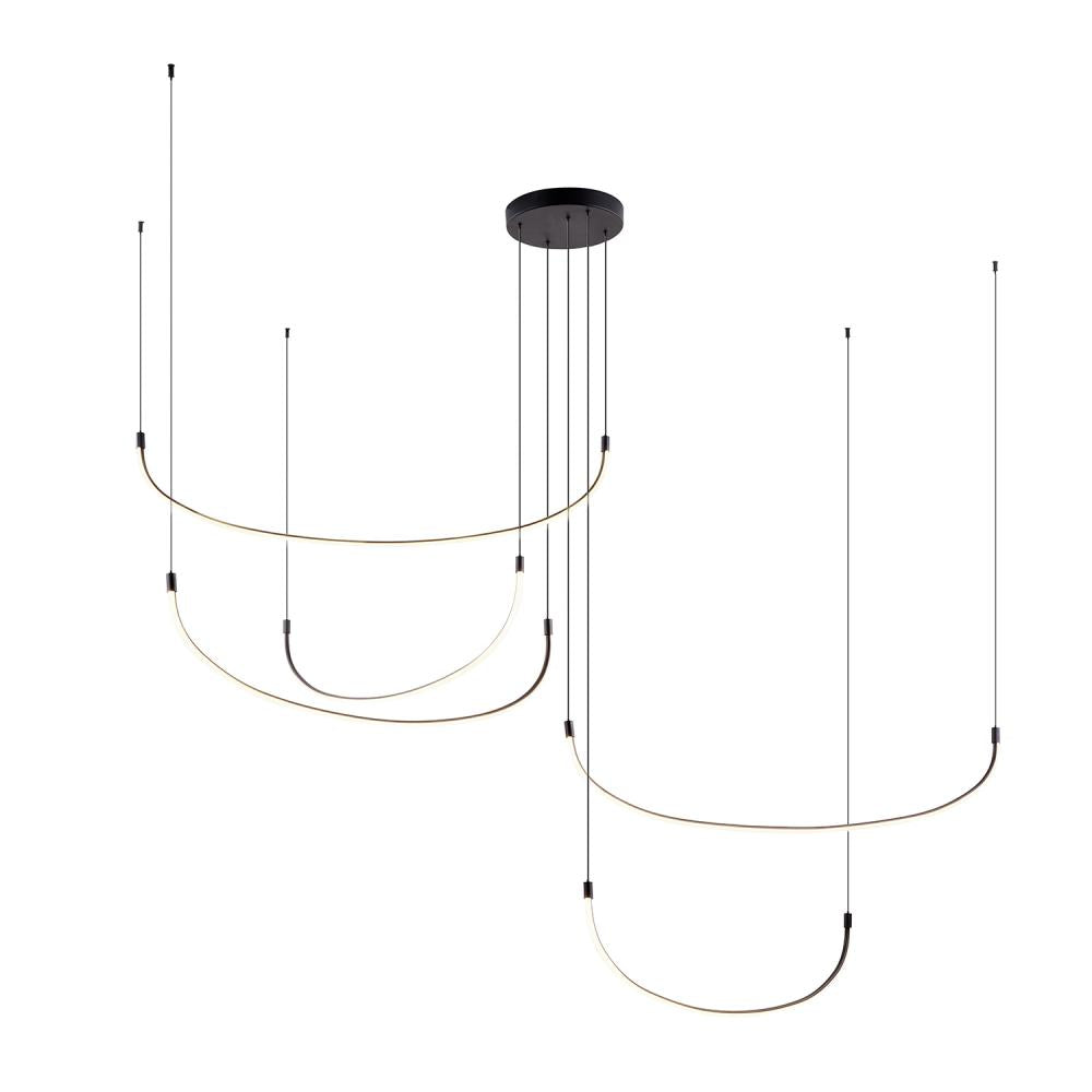 Talis 90-in Black LED Multi Pendant