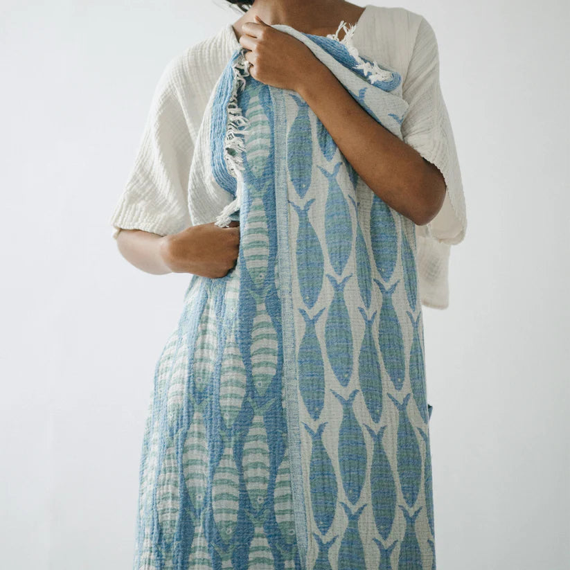 Traveling Fish Towel