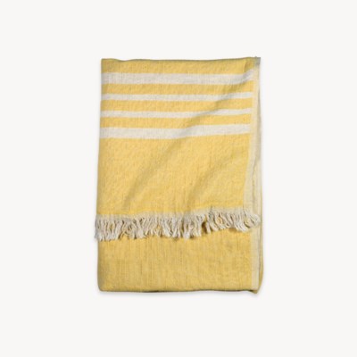 Throw - West Coast Linen Sandstone by Pokoloko