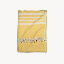 Load image into Gallery viewer, Throw - West Coast Linen Sandstone by Pokoloko
