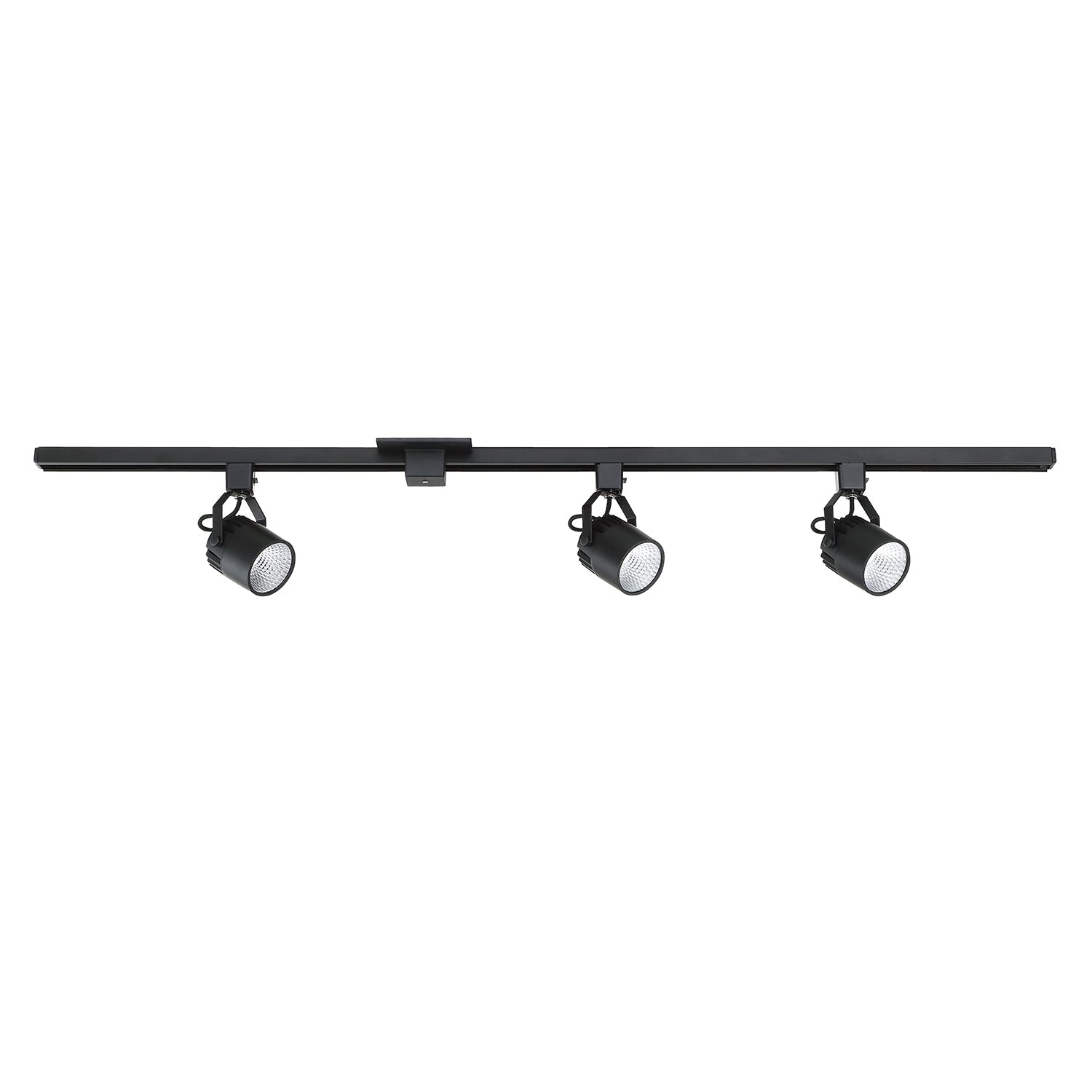 3 cylinder integrated LED Track Lighting Kit in a Black finish - 45-BLK