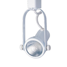 Load image into Gallery viewer, Line Voltage Gimbal track cylinder in a Black finish for use with Par 20 Lamps - WH
