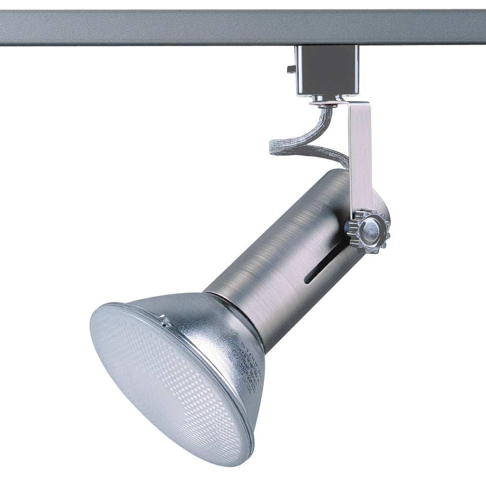 Line Voltage Universal track cylinder in a Black finish for use with Med. Base Lamps - BST