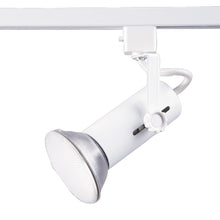 Load image into Gallery viewer, Line Voltage Universal track cylinder in a Black finish for use with Med. Base Lamps - WH
