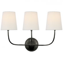 Load image into Gallery viewer, Vendome Triple Sconce
