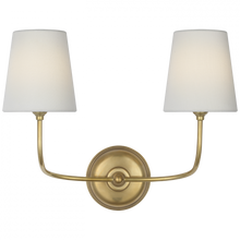 Load image into Gallery viewer, Vendome 16" Cordless Double Sconce
