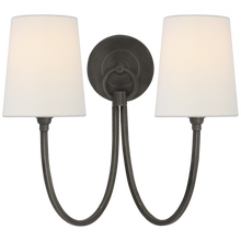 Load image into Gallery viewer, Reed Double Sconce
