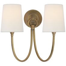 Load image into Gallery viewer, Reed Double Sconce
