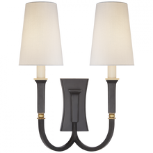 Load image into Gallery viewer, Delphia Large Double Arm Sconce
