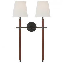 Load image into Gallery viewer, Bryant Large Wrapped Double Tail Sconce
