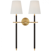 Load image into Gallery viewer, Bryant Large Wrapped Double Tail Sconce
