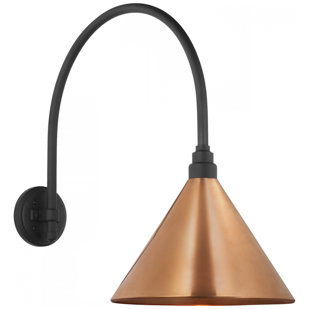Academy 19.5" Arched Mack Barn Light
