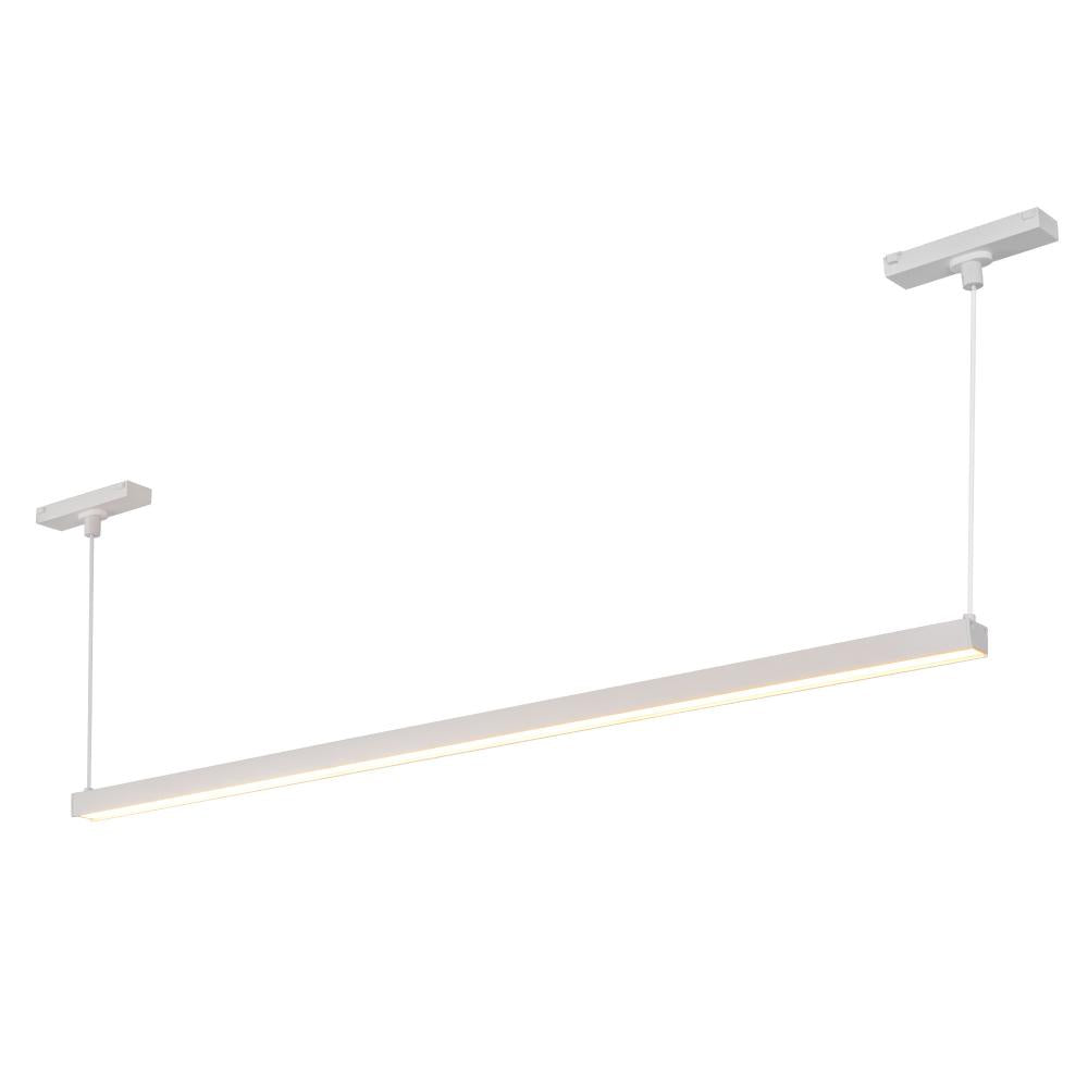 Mira 33-in White Trilo Track Linear Pendant