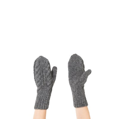 Hand-Knit Alpaca Mittens