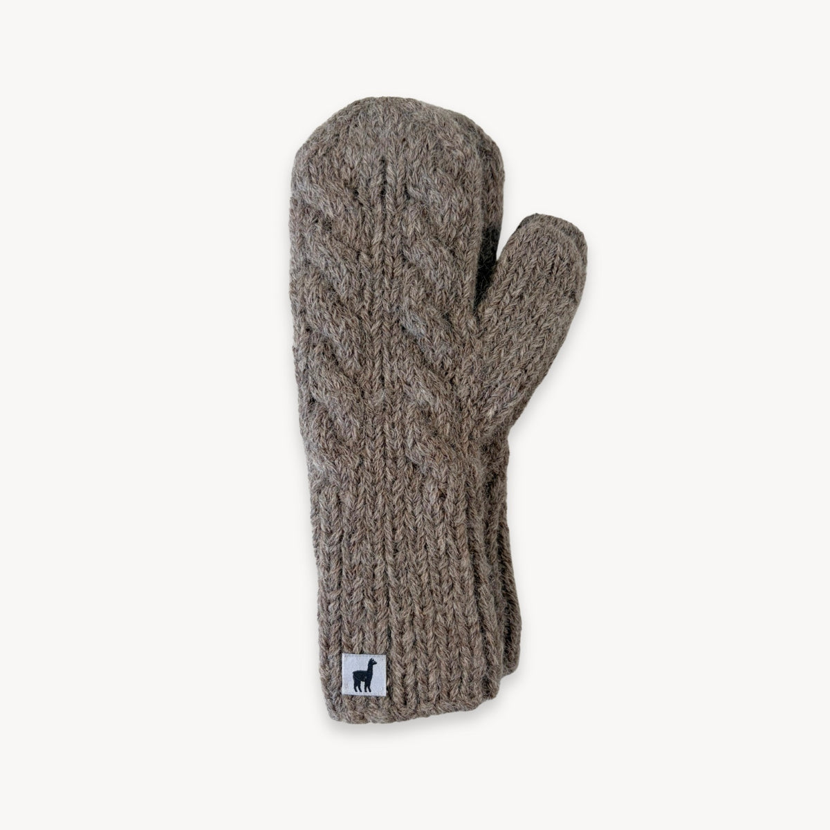 Hand-Knit Alpaca Mittens