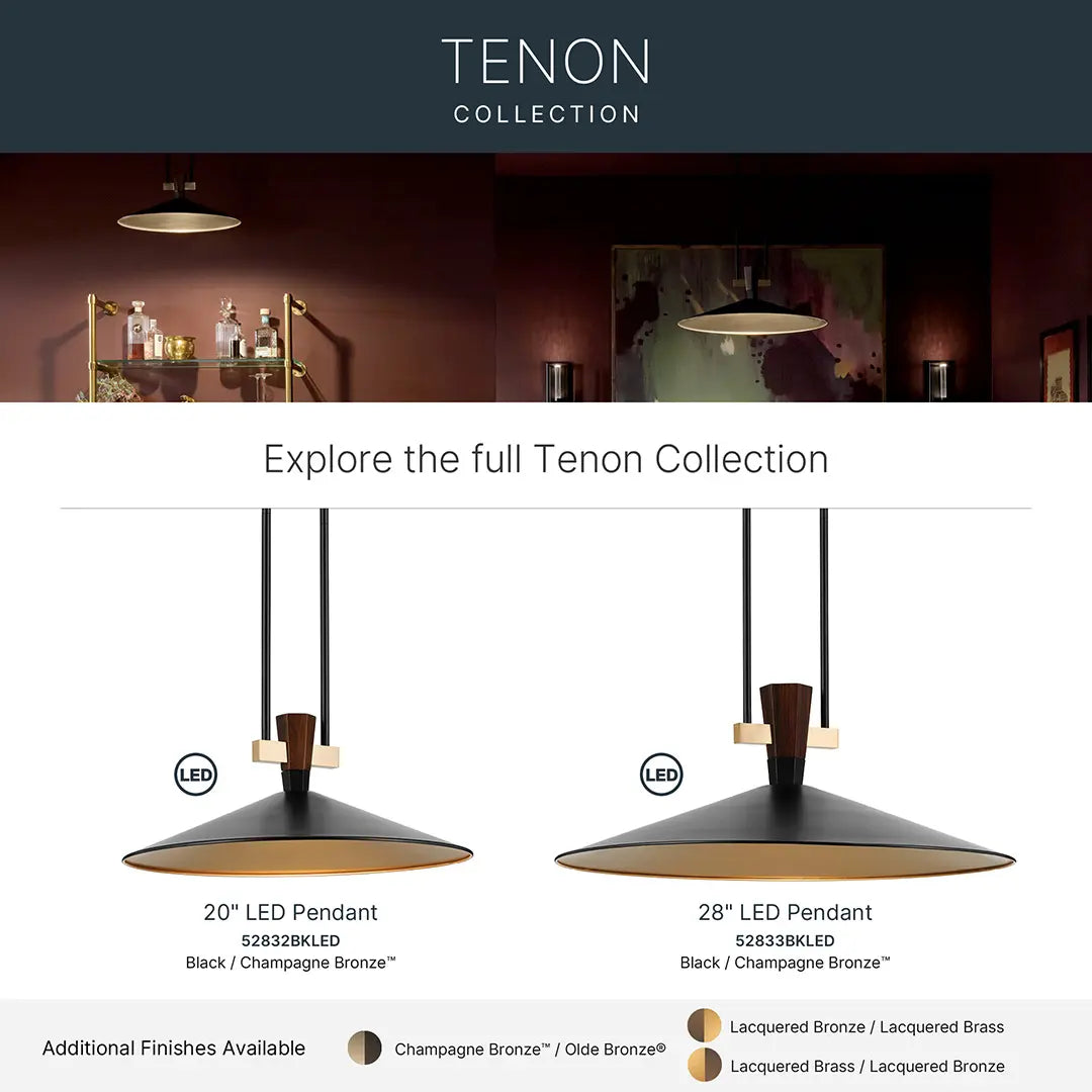 Tenon Pendant (4 Finishes)