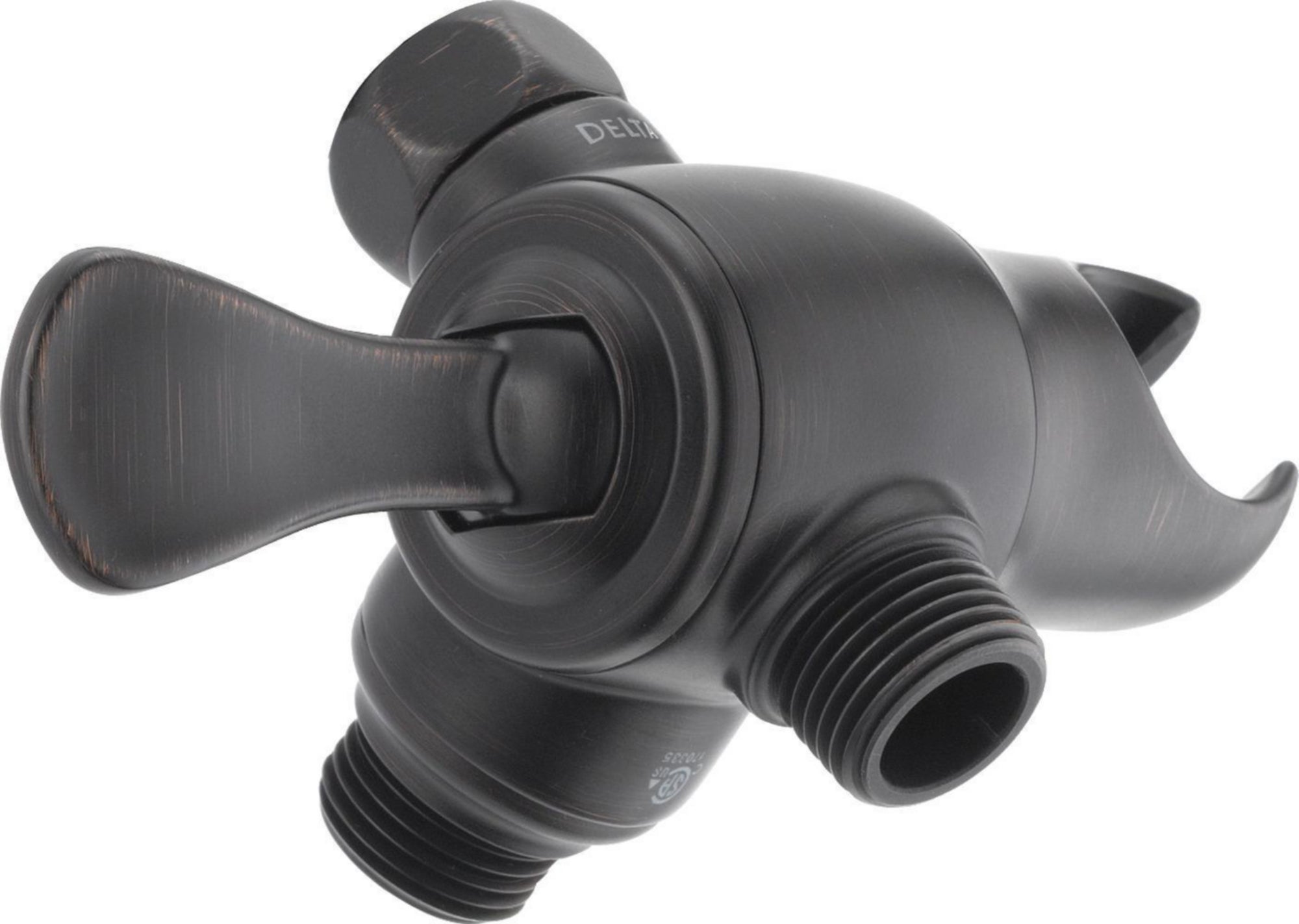 ALL-BRASS 3-WAY SHR ARM DIVERTER/MOUNT WITH LEVER CONTROL