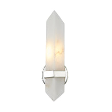 Load image into Gallery viewer, Valencia 5-in Polished Nickel/Alabaster 1 Light Wall/Vanity
