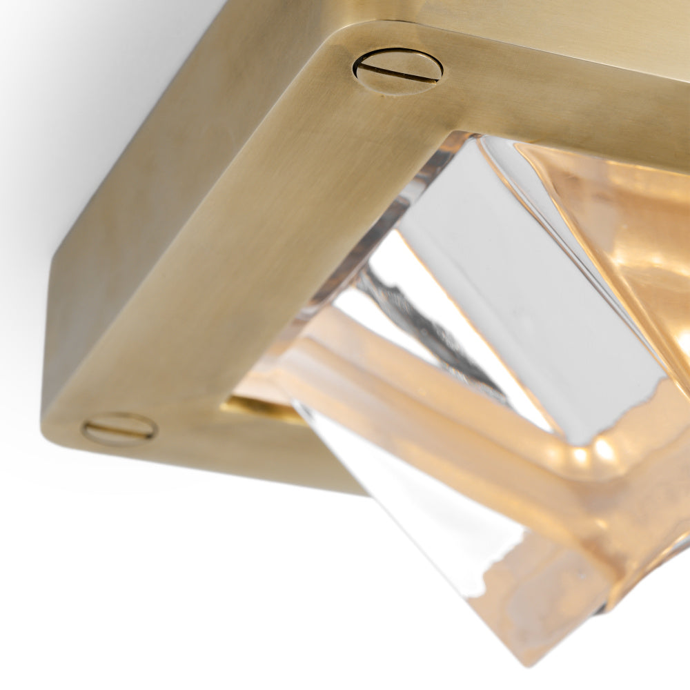 Rolland 5" Solitaire Flush Mount