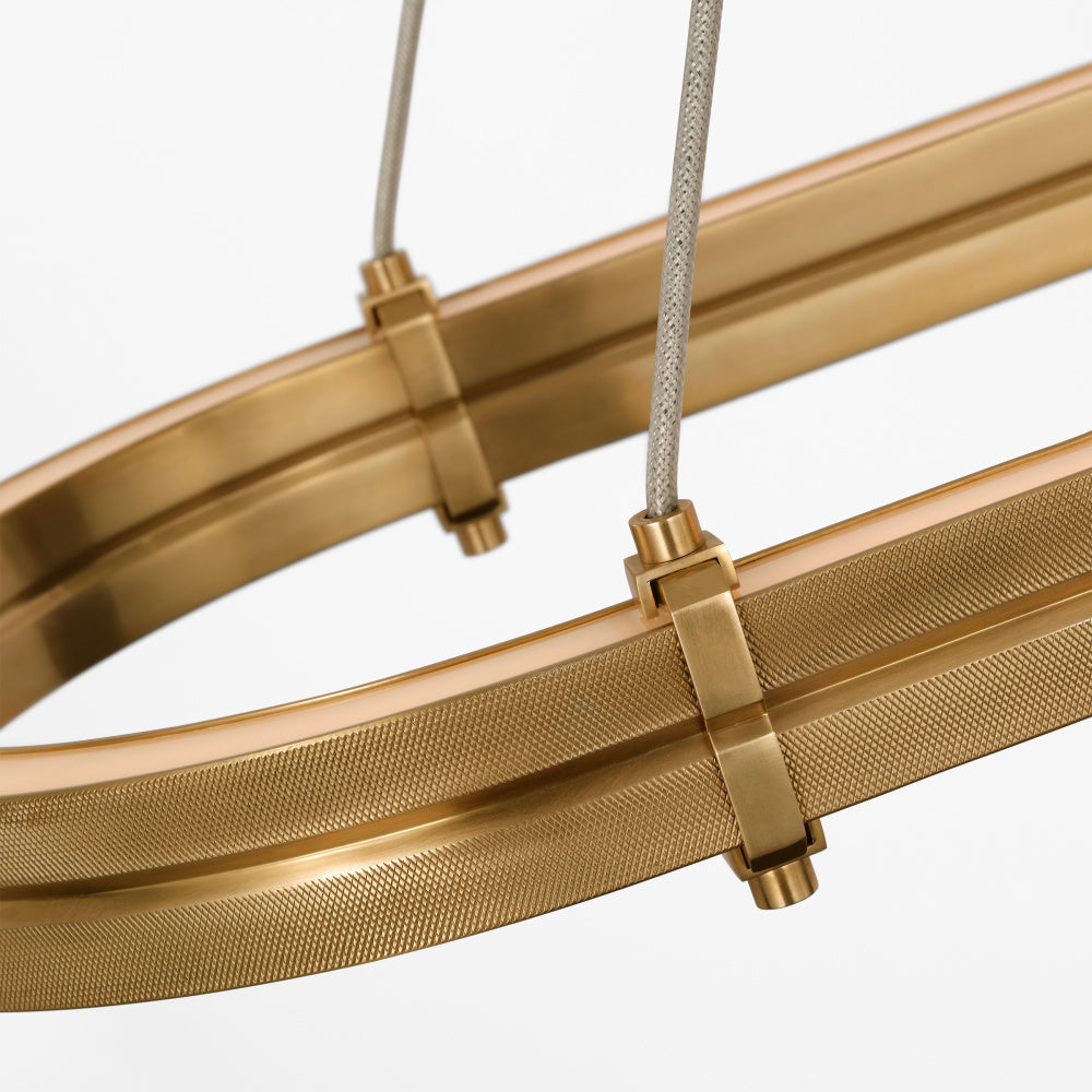 Paxton 54" Oval Linear Chandelier