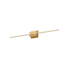 Load image into Gallery viewer, Vega Minor 36-in Brushed Gold LED Wall Sconce
