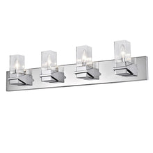 Load image into Gallery viewer, 4LT Incandescent Vanity, PC w/ CLR Glass

