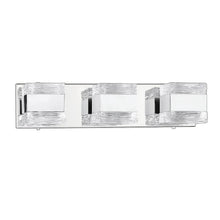 Load image into Gallery viewer, CUBIX 3-Light Chrome Vanity Light - 3L-CH
